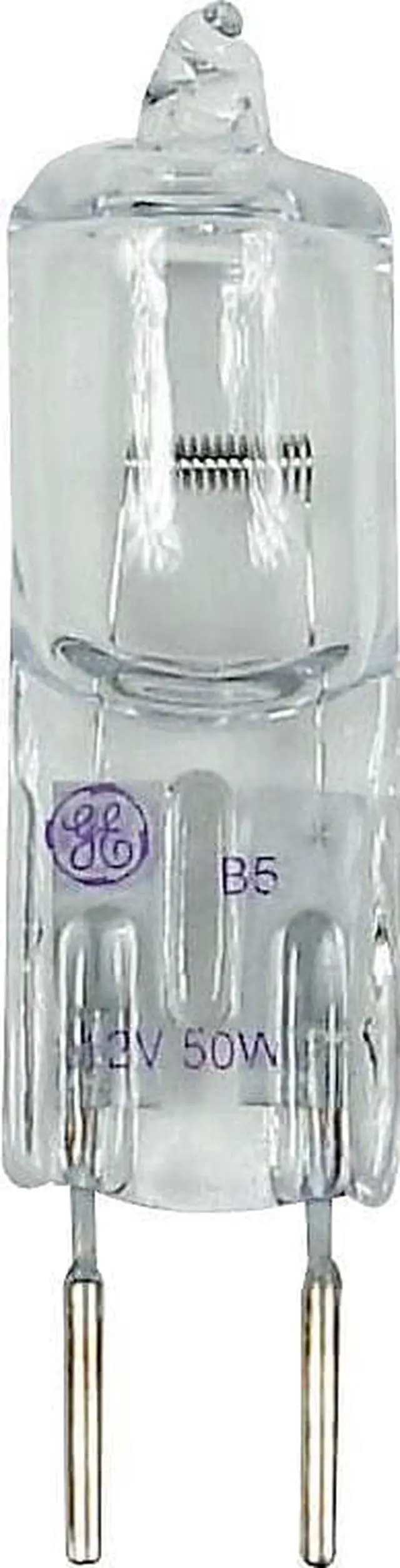 Alt view image 6 of 16 - 50 Watt GE T-3 JC Halogen Light Bulb Clear 97670