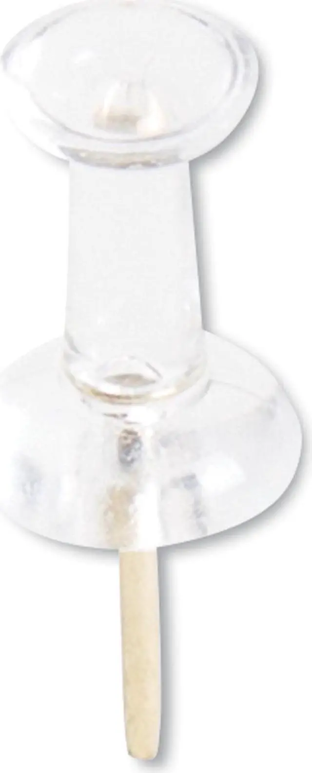 Alt view image 13 of 14 - Signature Push Pins, Clear Head with Gold Prong, 100 Count UBR3087U0624