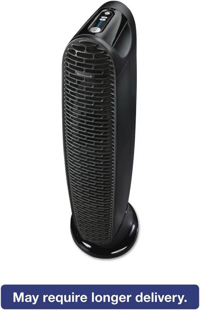 Alt view image 2 of 7 - Oscillating Tower Air Purifier w/Permanent IFD Filter,170 sq ft Room Capacity HWLHFD230B