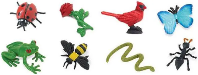 Alt view image 2 of 7 - Garden Fun Pack Mini Good Luck Figures Safari Ltd