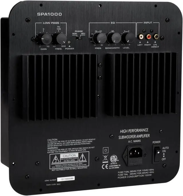 Main image of Dayton Audio SPA1000 1000W Subwoofer Plate Amplifier 300-809