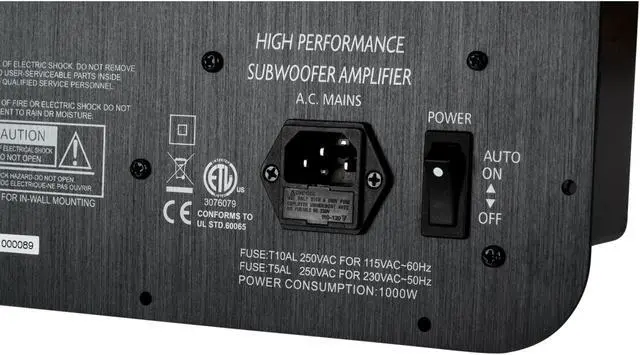Alt view image 4 of 8 - Dayton Audio SPA1000 1000W Subwoofer Plate Amplifier 300-809