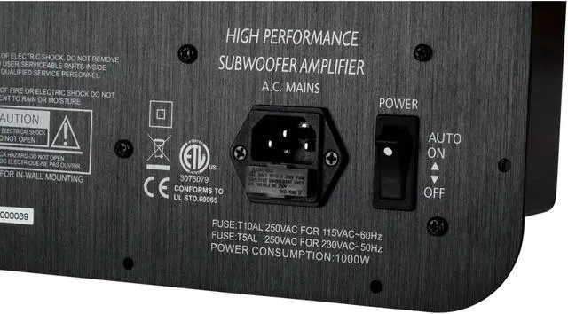 Alt view image 5 of 8 - Dayton Audio SPA1000 1000W Subwoofer Plate Amplifier 300-809