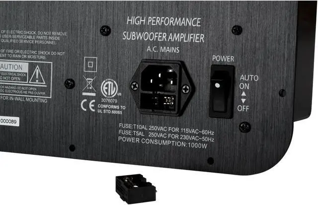 Alt view image 6 of 8 - Dayton Audio SPA1000 1000W Subwoofer Plate Amplifier 300-809