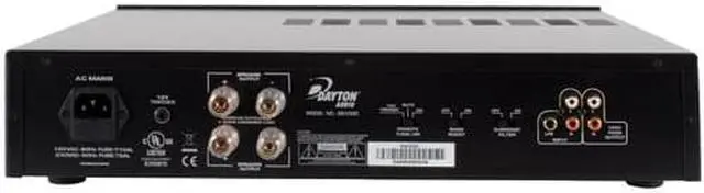 Alt view image 3 of 7 - Dayton Audio SA1000 Subwoofer Amplifier Rack Mountable 300-811