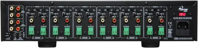 Alt view image 3 of 14 - Dayton Audio MA1240a Multi-Zone 12 Channel Amplifier 300-815