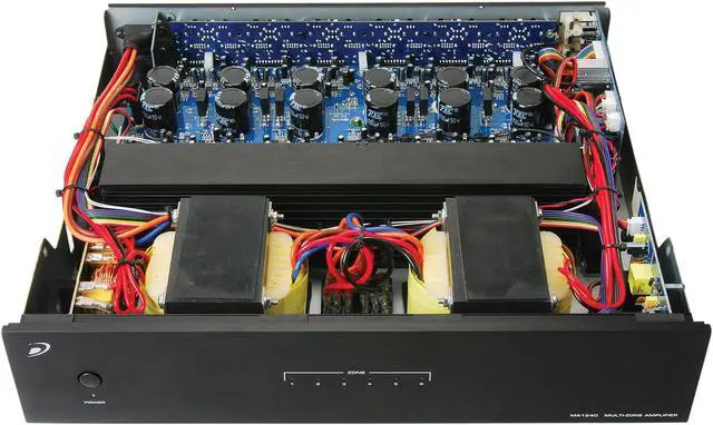 Alt view image 4 of 14 - Dayton Audio MA1240a Multi-Zone 12 Channel Amplifier 300-815