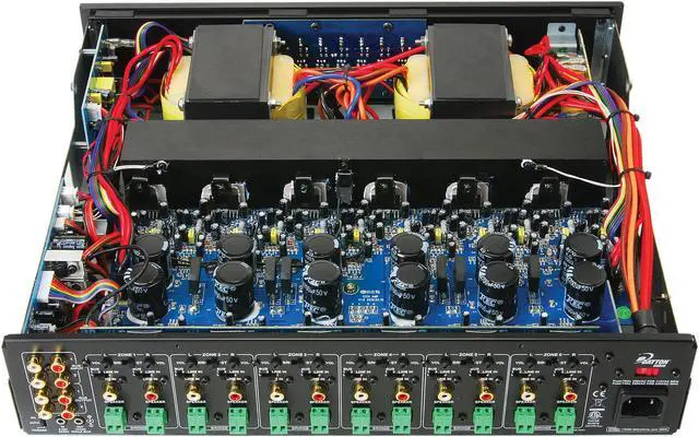 Alt view image 5 of 14 - Dayton Audio MA1240a Multi-Zone 12 Channel Amplifier 300-815