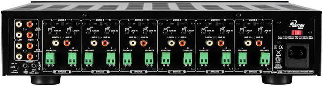 Alt view image 3 of 14 - Dayton Audio MA1260 Multi-Zone 12-Channel Amplifier 60WPC 300-8150