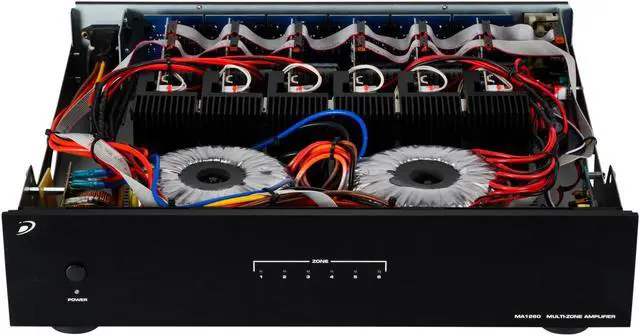 Alt view image 4 of 14 - Dayton Audio MA1260 Multi-Zone 12-Channel Amplifier 60WPC 300-8150