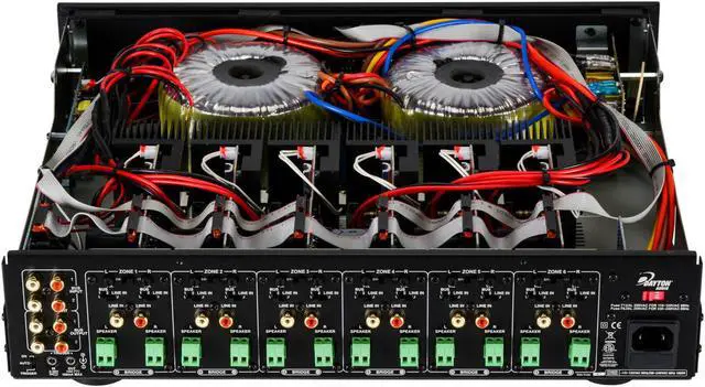 Alt view image 5 of 14 - Dayton Audio MA1260 Multi-Zone 12-Channel Amplifier 60WPC 300-8150