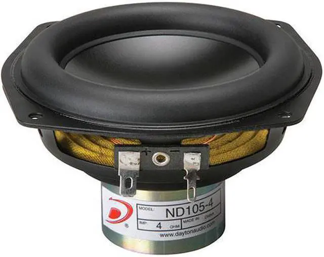 Main image of Dayton Audio ND105-4 4" Aluminum Cone Midbass Driver 4 Ohm 290-212