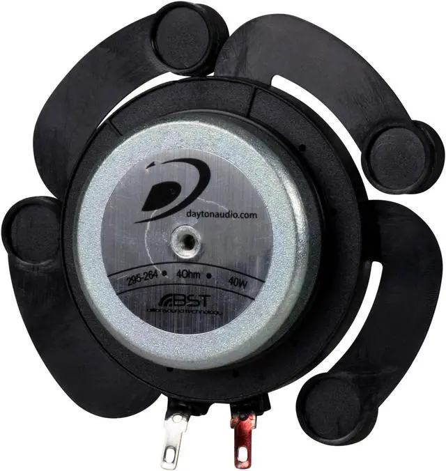 Alt view image 2 of 11 - Dayton Audio DAEX32QMB-4 Quad Feet Mega Bass 32mm Exciter 40 295-264