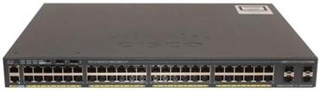 Alt view image 12 of 13 - Cisco Catalyst 2960X WS-C2960X-48LPS-L V01 PoE 48-Port Managed Switch