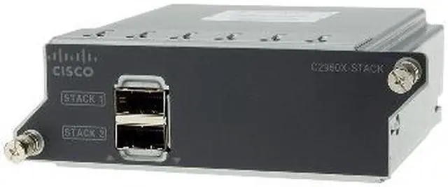 Alt view image 3 of 5 - Cisco FlexStack-Plus Hot-Swappable Stacking Module