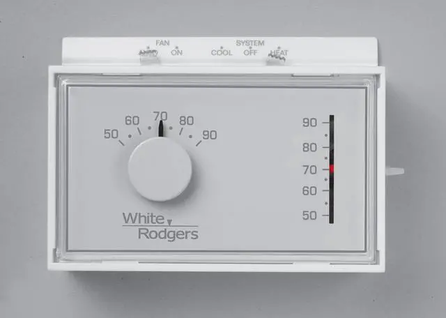 Main image of WHITE-RODGERS 1F56N-444 Standard Mechanical Thermostats, 1 H, 1 C, Hardwired,