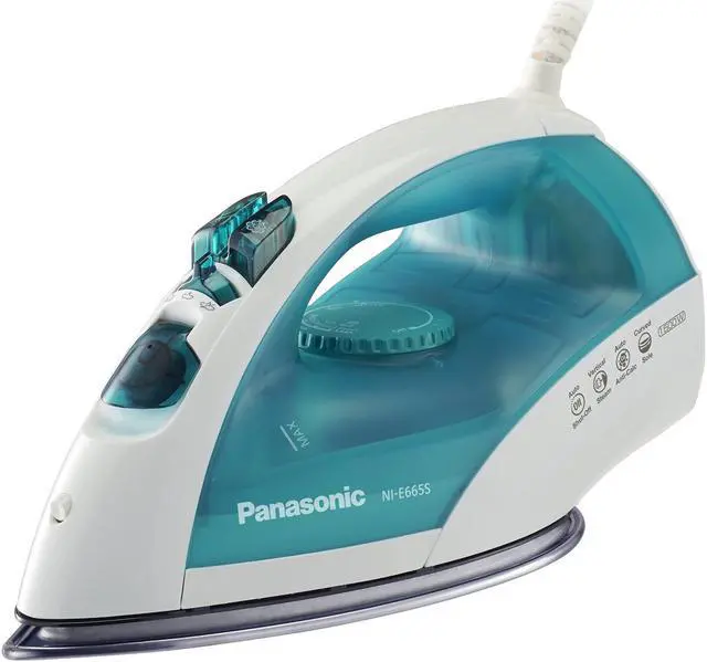 Panasonic Steam Circulating Iron with Curved, Non-Stick Stainless