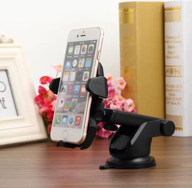 Alt view image 4 of 5 - Car Holder Windshield Mount Bracket for Mobile CellPhone or GPS