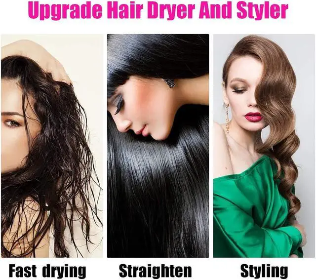 Alt view image 5 of 6 - ,AICase 3 in1 Styling Brush Styler Dryer and Volumizer for Hair Straightener and Curly Hair Comb