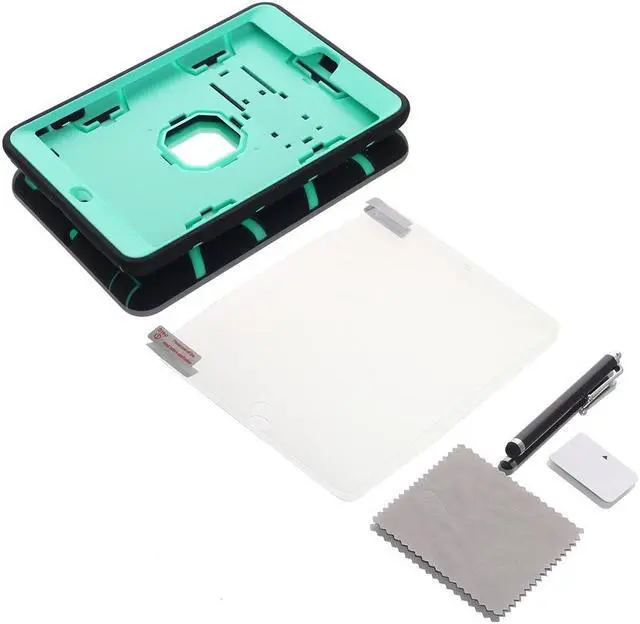 Alt view image 4 of 5 - Heavy Duty Hybrid Shockproof Hard Case Cover Rubber Stand For iPad Mini 1/2/3
