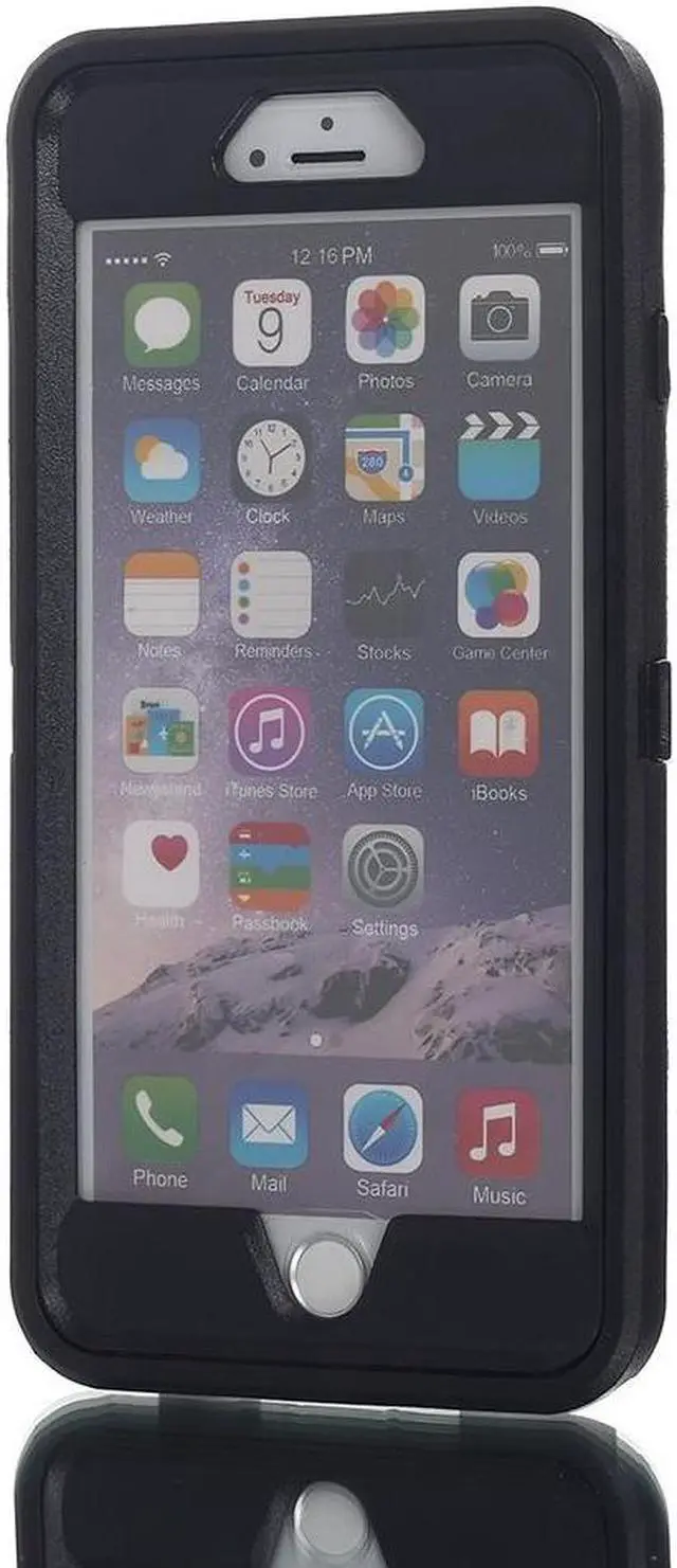 Alt view image 2 of 7 - Heavy Duty  Shockproof Dirtproof Durable Case Cover for iPhone 6+/6s+ With Belt Chip