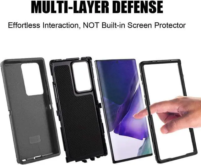 Alt view image 2 of 4 - AICase Drop Protection Full Body Rugged Heavy Duty 3-Layer Protective Durable Cover for Samsung Galaxy Note20