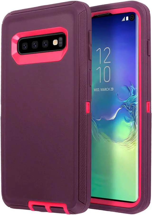 Main image of Galaxy S10+ Plus Heavy Duty 3 in 1 Scratch Resistant, Dropproof, Soft TPU+ Hard PC Hybrid Truly Shockproof Water-Resistance Protective Case