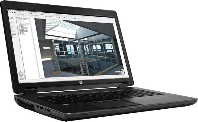 Alt view image 2 of 2 - HP ZBook 17 G1 (703228R-999-FQW9) Mobile Workstation Intel Core i7 4th Gen 4700M (2.90 GHz) 16 GB Memory 500 GB HDD NVIDIA Quadro K610M 17.3" Windows 10 Professional 64-Bit