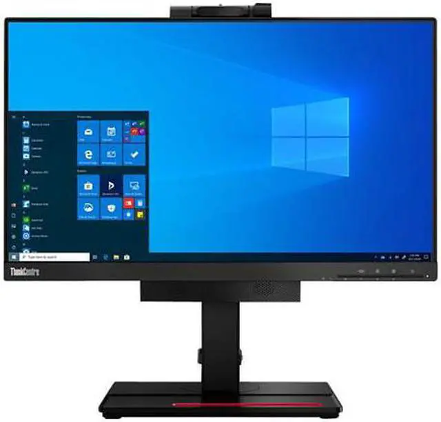 Alt view image 3 of 6 - Lenovo ThinkCentre M715q Tiny Desktop PC (All in One) AMD Ryzen 5 2400GE 16GB Ram 256GB W10P (Includes 22in LCD with Tiny Desktop mount)