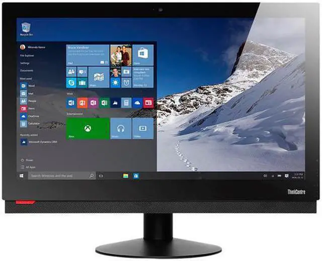Main image of Lenovo ThinkCentre M900z AIO, 23.8 FHD, Intel i5-6500 Upto 3.6GHz, 16GB RAM, 500gb SATA, Webcam, DVDRW, DisplayPort, Windows 10 Pro