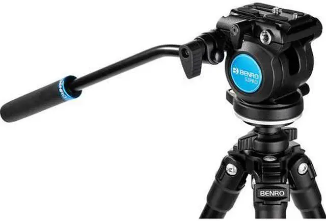 Alt view image 2 of 11 - Benro S2PRO Video Head 5.5 lb load 60mm flat base with 3/8"-16 thread