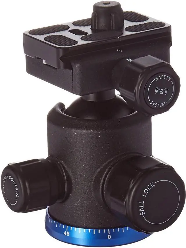 Alt view image 10 of 12 - Benro IB1 Triple Action Ballhead with PU60 Plate