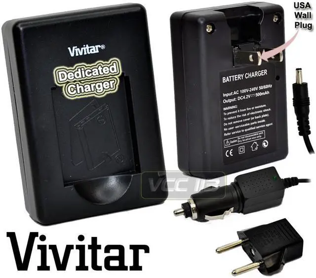 Alt view image 2 of 2 - Vivitar 1 Hour Rapid Charger for Sony NP-F970 Battery