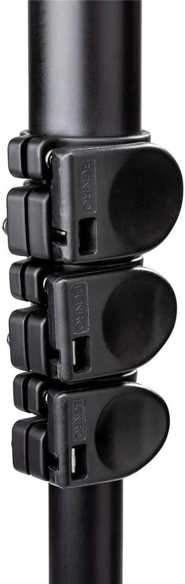 Alt view image 9 of 13 - Benro A48FD Flip Lock Monopod W/ S6PRO Fluid Video Head A48FDS6PRO