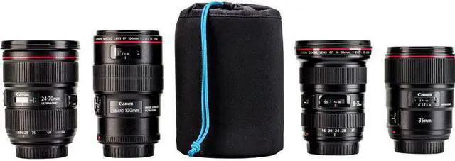 Alt view image 12 of 13 - Tenba Soft Neoprene Lens Pouch (Black, 6 x 4.5 In.)