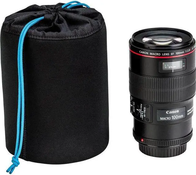 Alt view image 11 of 13 - Tenba Soft Neoprene Lens Pouch (Black, 6 x 4.5 In.)