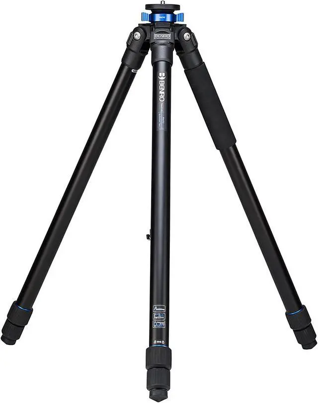 Alt view image 8 of 18 - Benro Mach3 TMA47AXL Series 4 3-Section Aluminum Extra Long Tripod, Twist Lock
