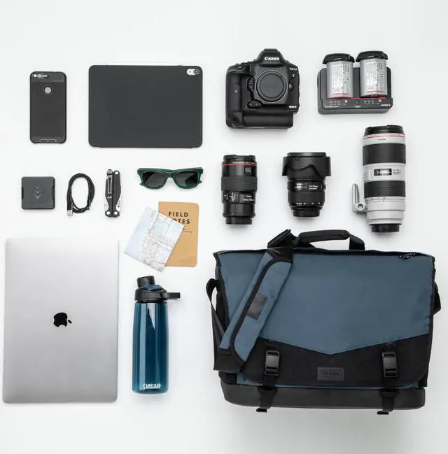 Alt view image 6 of 14 - Tenba DNA 16 PRO Messenger Bag 638-577 (BLUE)