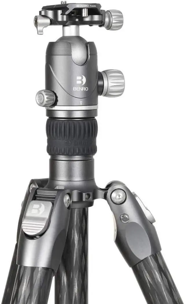 Alt view image 9 of 16 - Benro Rhino Carbon Fiber Three Series Travel Tripod with VX30 Head