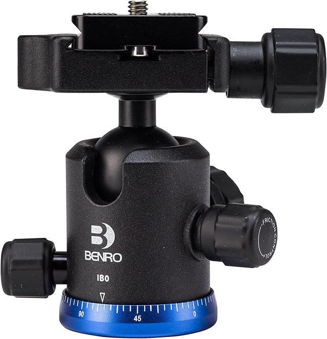 Alt view image 8 of 10 - Benro IB0 Triple Action Ballhead with PU50 Plate