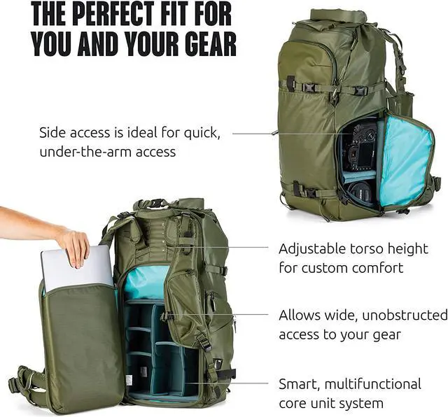 Alt view image 4 of 13 - Shimoda Action X50 V2 Backpack *Core Unit Sold Separately* Yellow 520-138