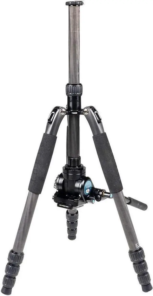 Alt view image 10 of 11 - Sirui T-024S Light Carbon Fiber Tripod with VA-5 Ultra Compact Fluid Video Head