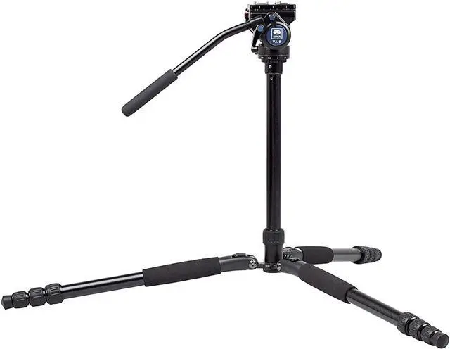 Alt view image 2 of 9 - SIRUI Aluminum Tripod w/ VA-5 Compact Fluid Video Head T004SK+VA5
