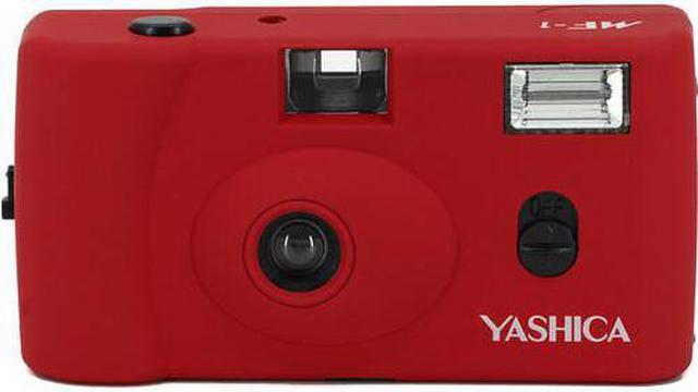 YASHICA MF-1 Snapshot Art 35mm Film Camera Set (Red) - Newegg.com