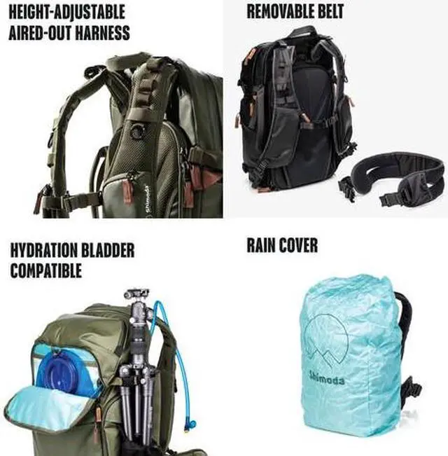 Alt view image 6 of 14 - Shimoda Explore v2 30 Camera Backpack *No Core Unit* Green (520-155)
