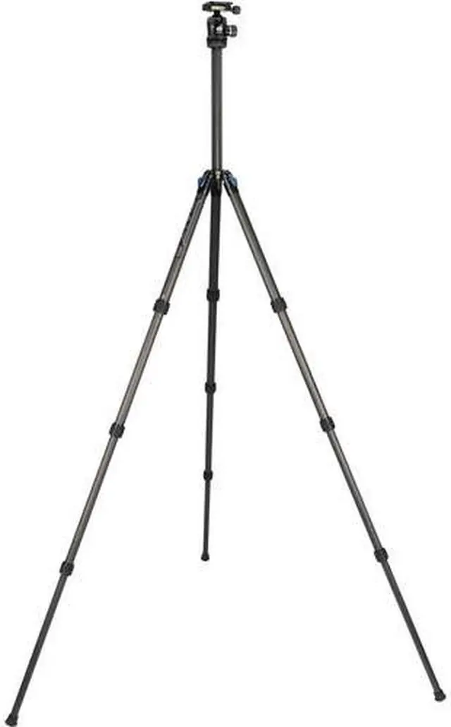 Alt view image 6 of 15 - Sirui Carbon Fiber Tripod Kits with Triangular Column 26LB Load (ST124+K10X)