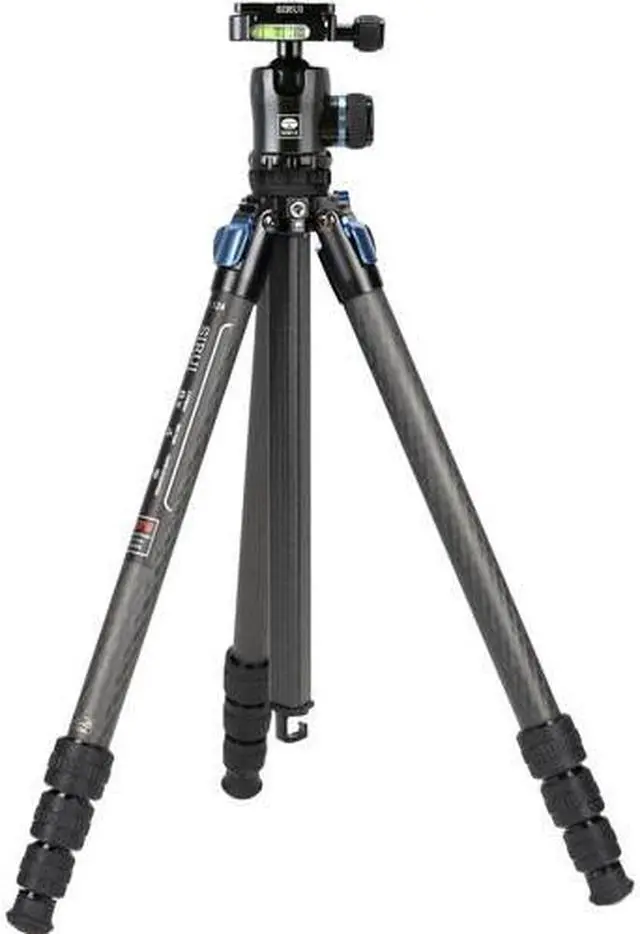 Main image of Sirui Carbon Fiber Tripod Kits with Triangular Column 26LB Load (ST124+K10X)