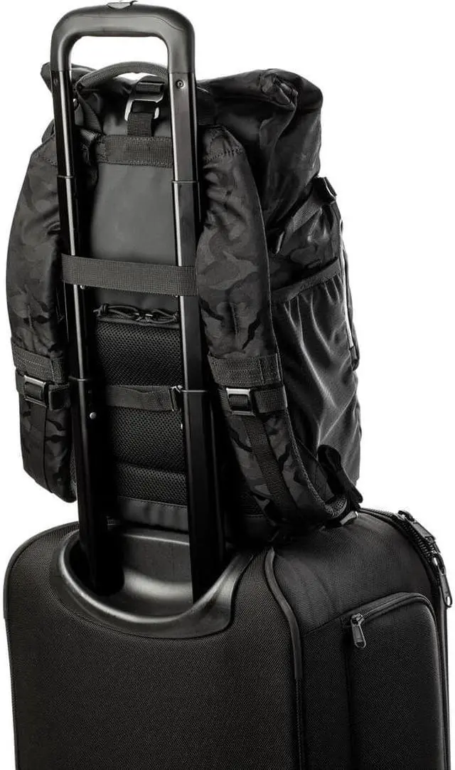 Alt view image 11 of 15 - Tenba Fulton V2 16L Backpack for Mirrorless or DSLR Camera, Black/Black Camo
