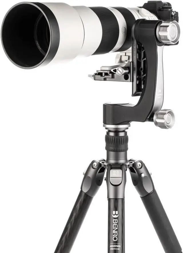 Alt view image 7 of 14 - Benro Aluminum Arca-Swiss Gimbal Head 55 lb Load W/ Drag Control GH2N 20220721