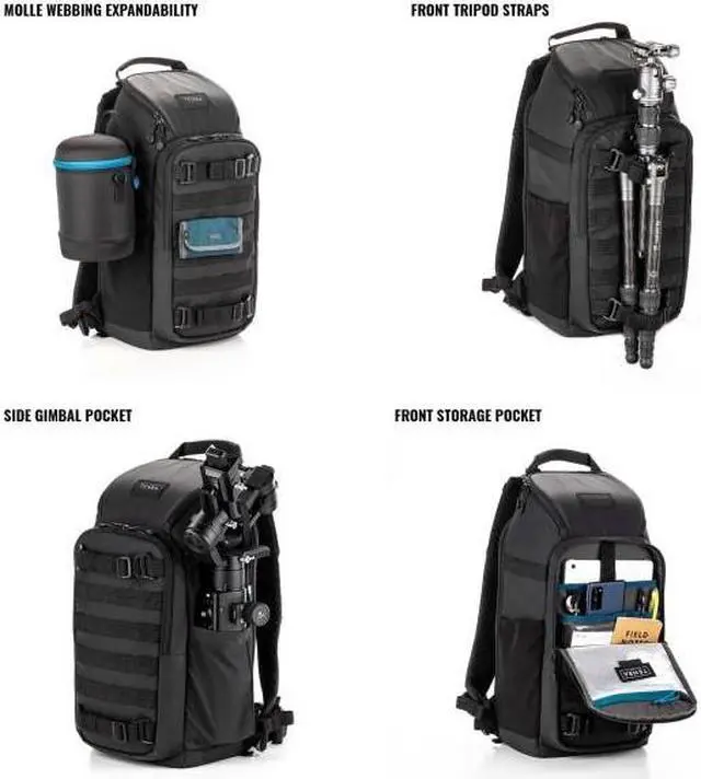 Alt view image 5 of 13 - Tenba Axis V2 16L Camera Backpack, Black #637-752